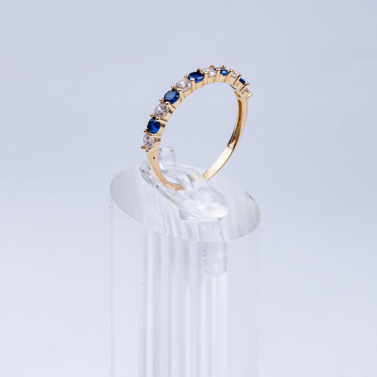 Churumbela Piedra Azul 14K