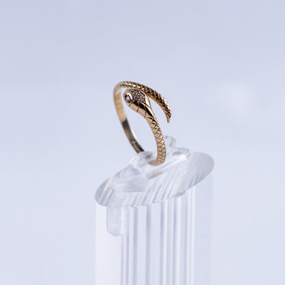 Anillo Snake 10K