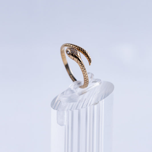 Anillo Snake 10K