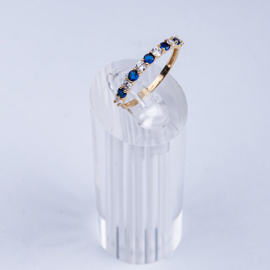 Churumbela Piedra Azul 14K