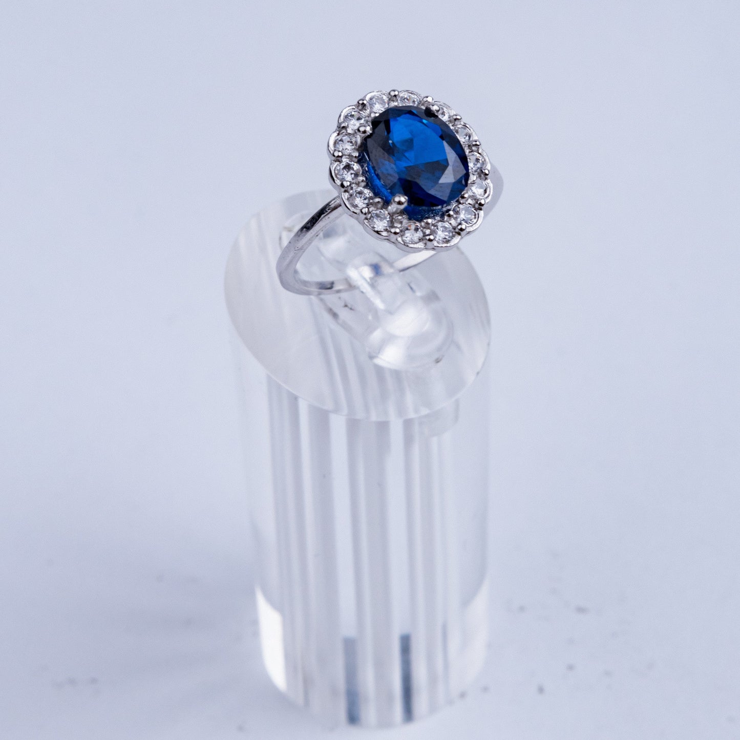 ANILLO DE PLATA .925 ZAFIRO