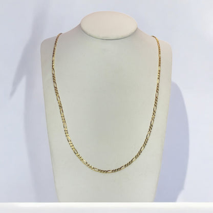 Cadena Fígaro Cartier 14k