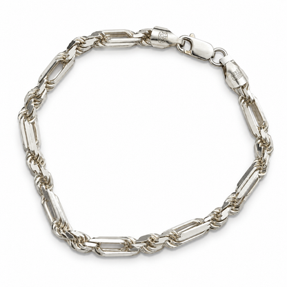 PULSO TORZAL FÍGARO PLATA .925