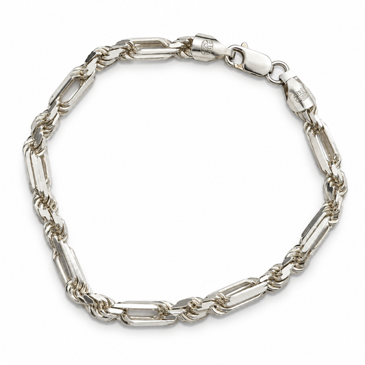 PULSO TORZAL FÍGARO PLATA .925