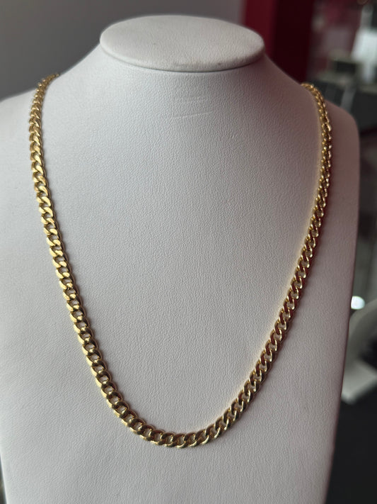 Cadena cubana 14k