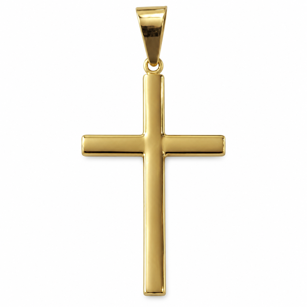 CRUZ LISA ORO 14k