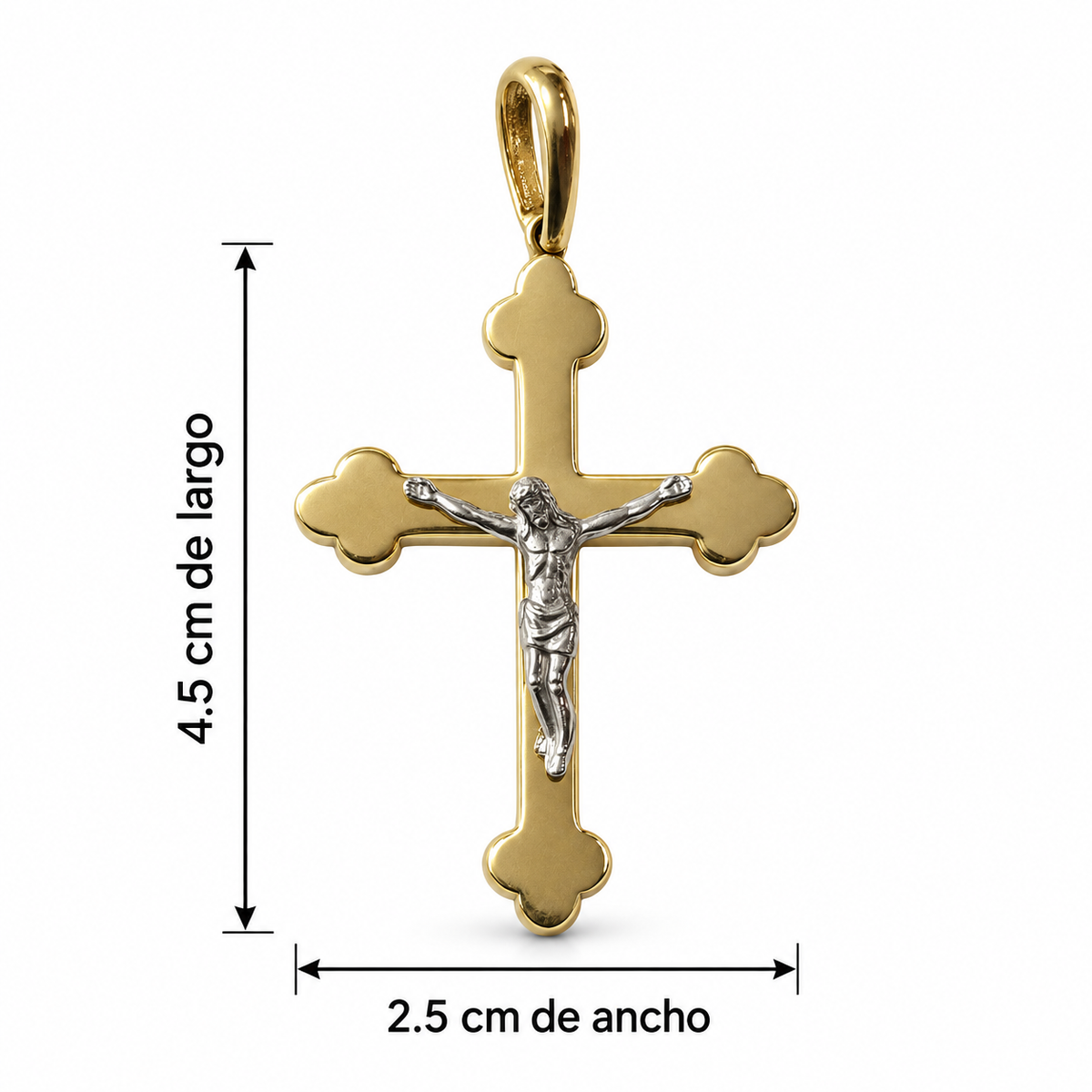 CRUZ CON CRISTO ORO 14k