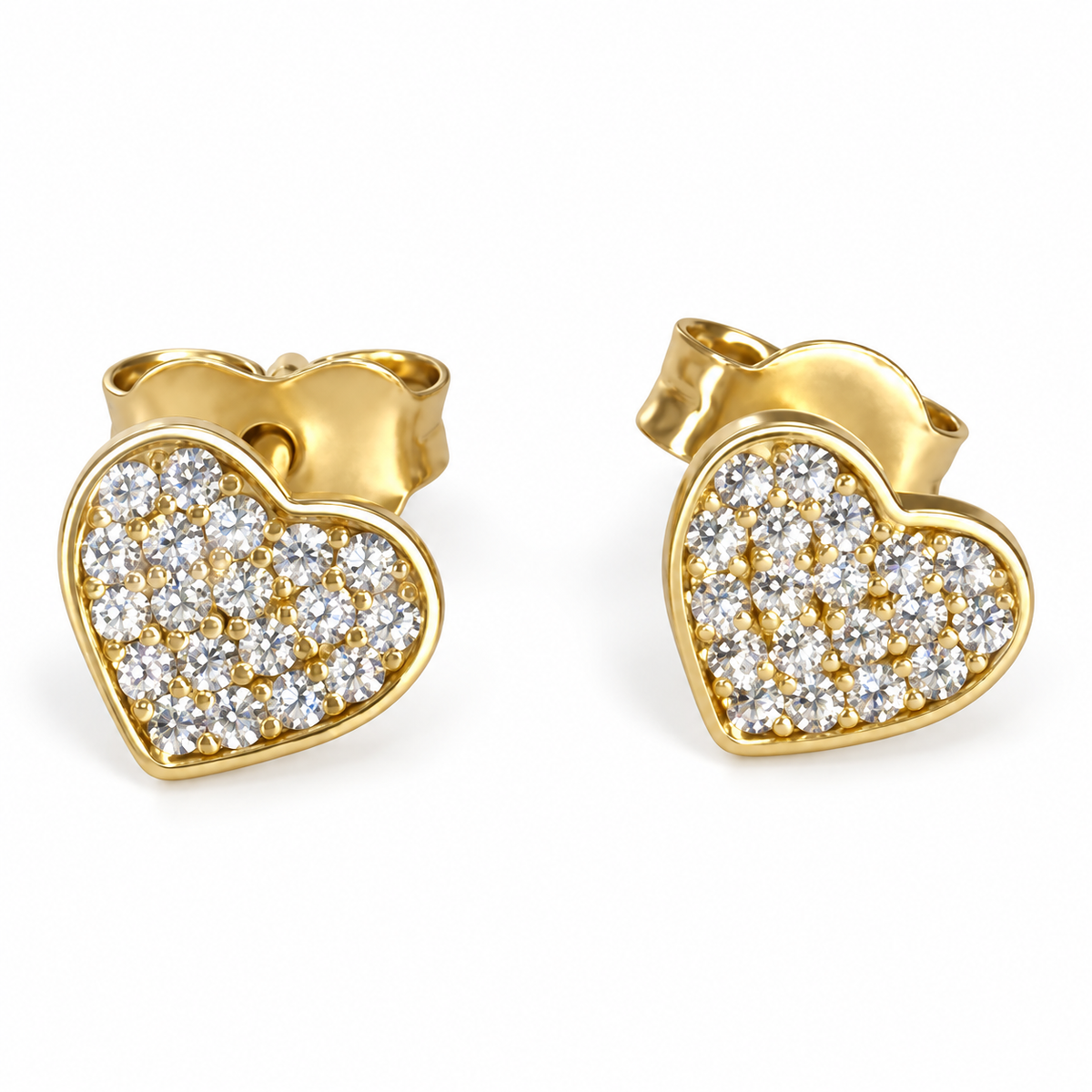 Broquel corazón 10k