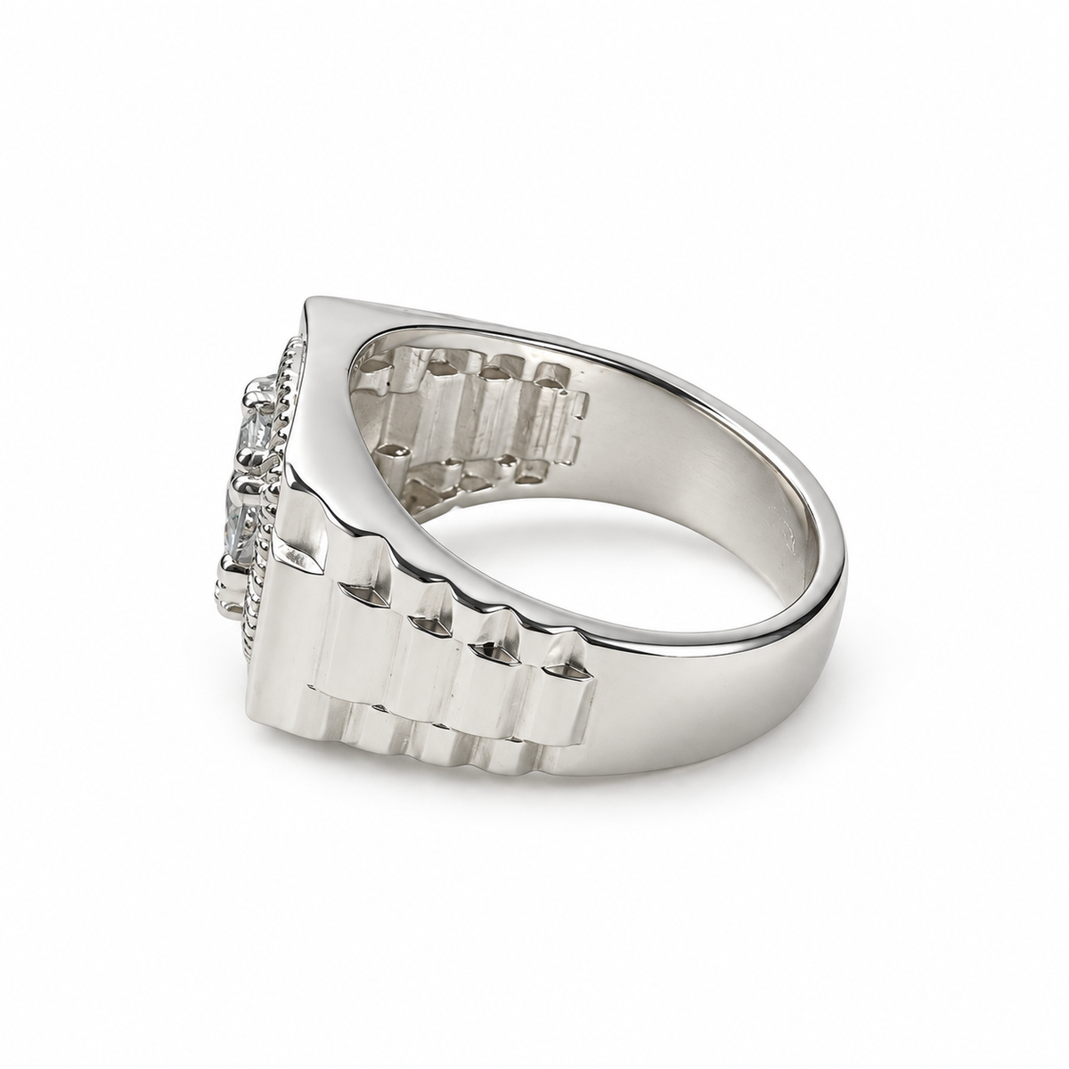 ANILLO TIPO ROLEX C/P FLOR REDONDA