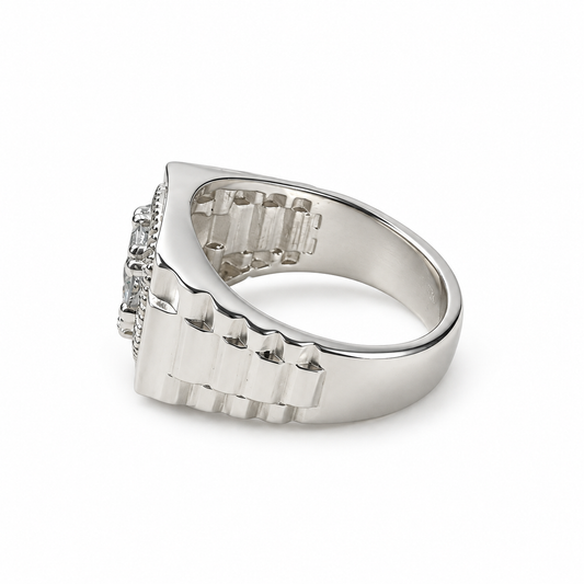 ANILLO TIPO ROLEX C/P FLOR REDONDA