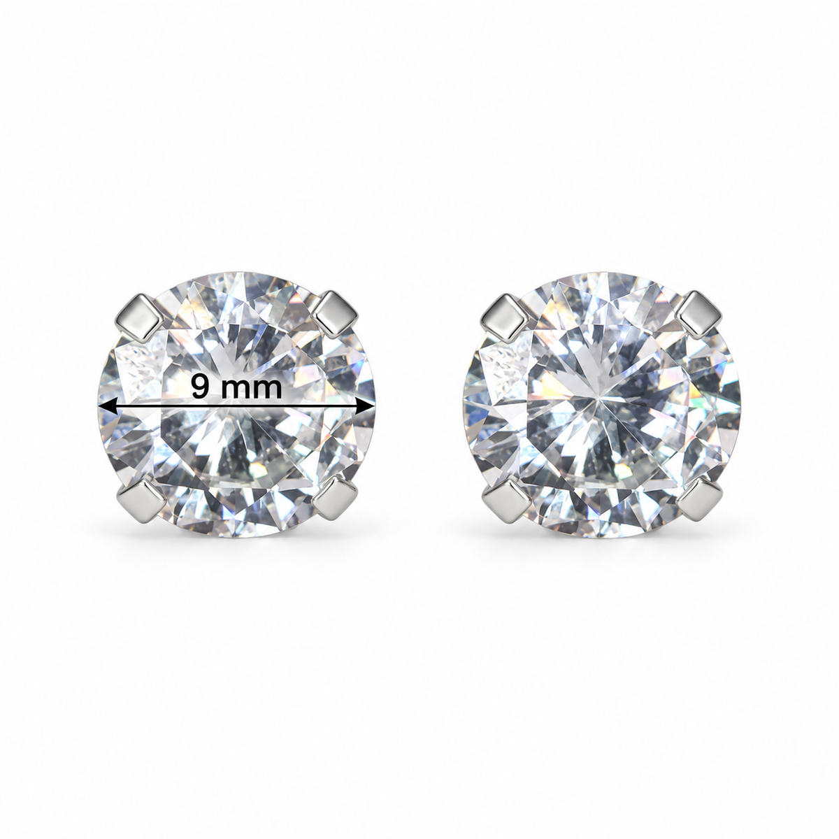BROQUEL RECTO PLATA .925