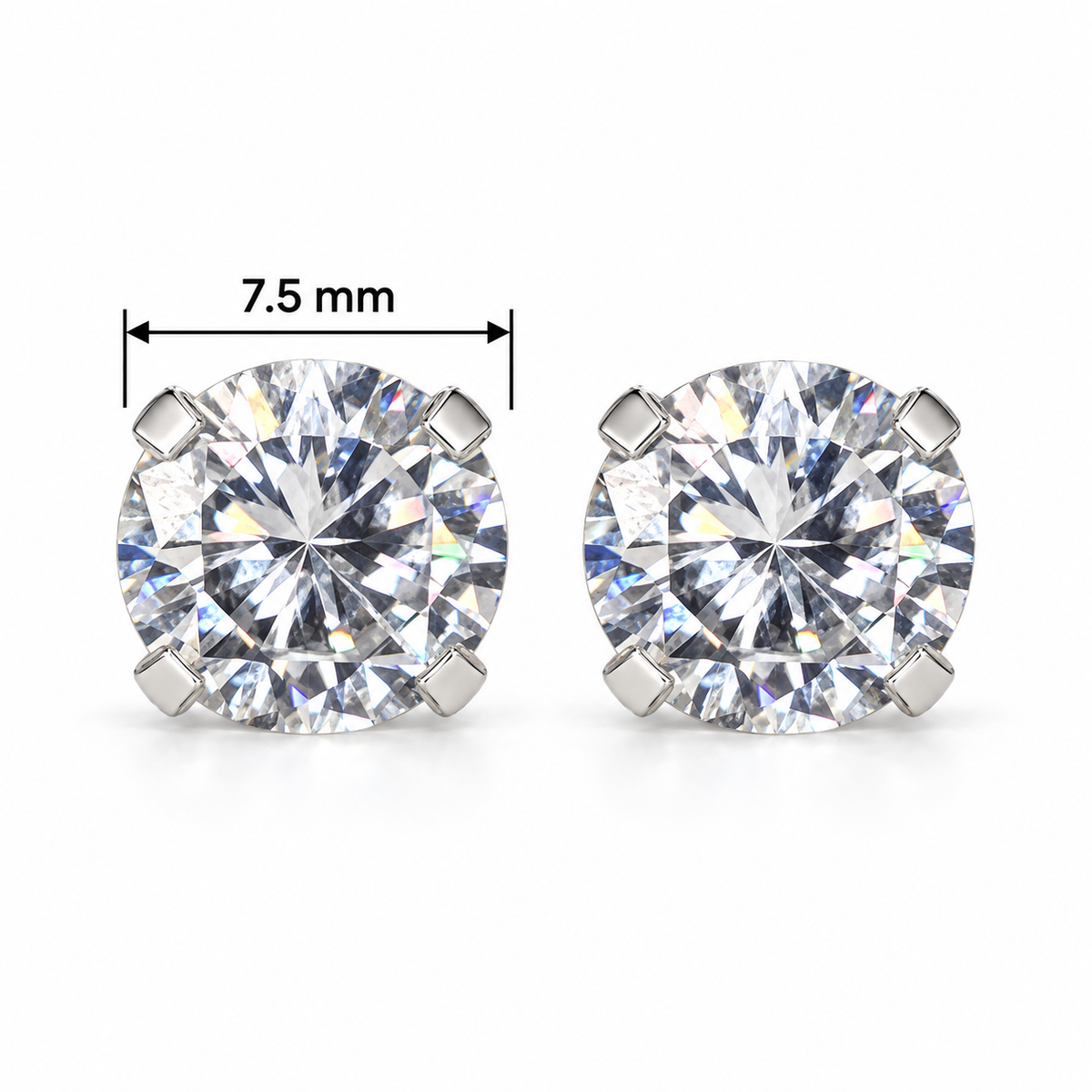 BROQUEL RECTO PLATA .925