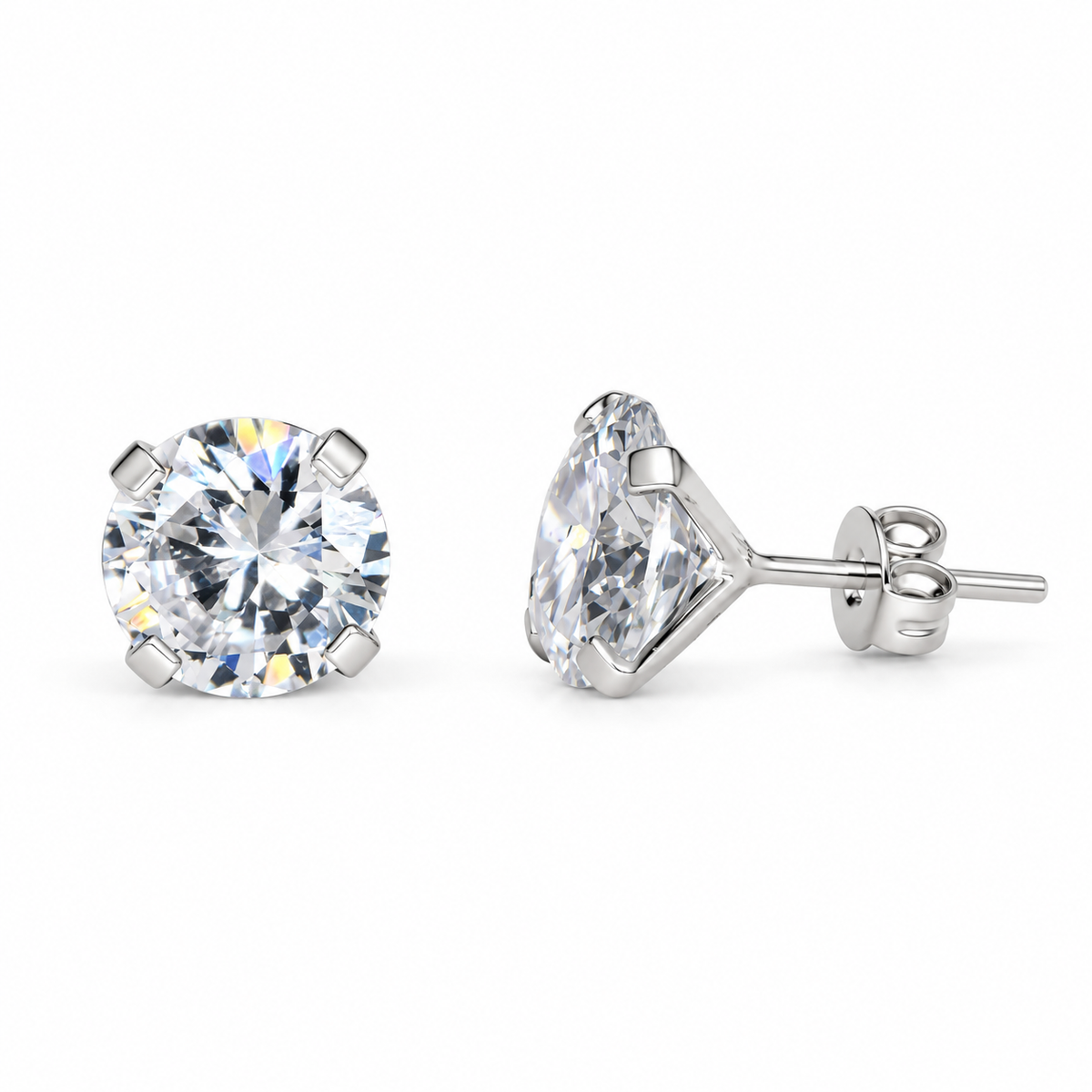 BROQUEL RECTO PLATA .925