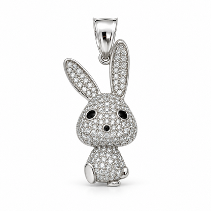 DIJE CONEJO PLATA .925