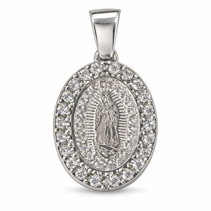 MEDALLA VIRGEN PLATA .925
