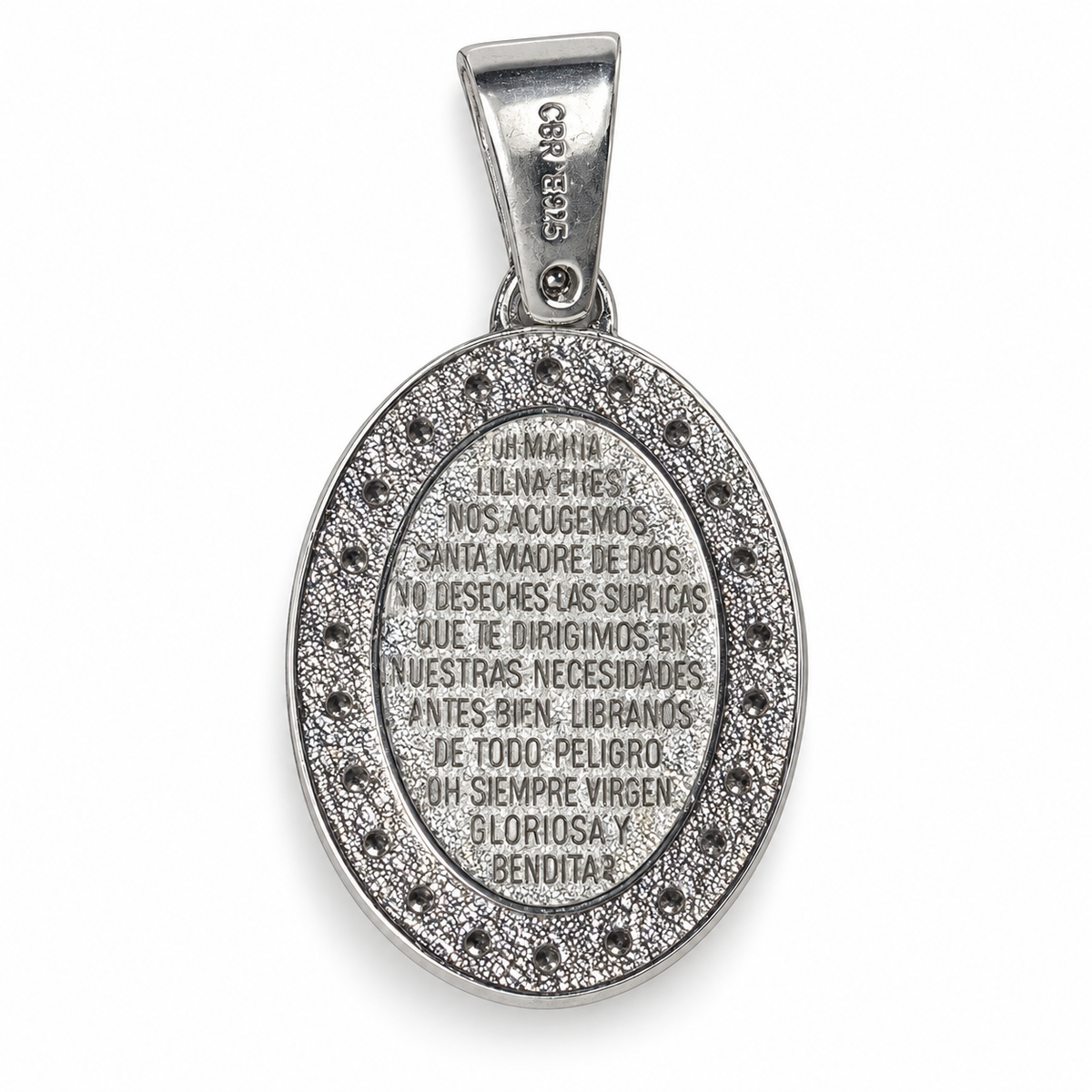 MEDALLA VIRGEN PLATA .925