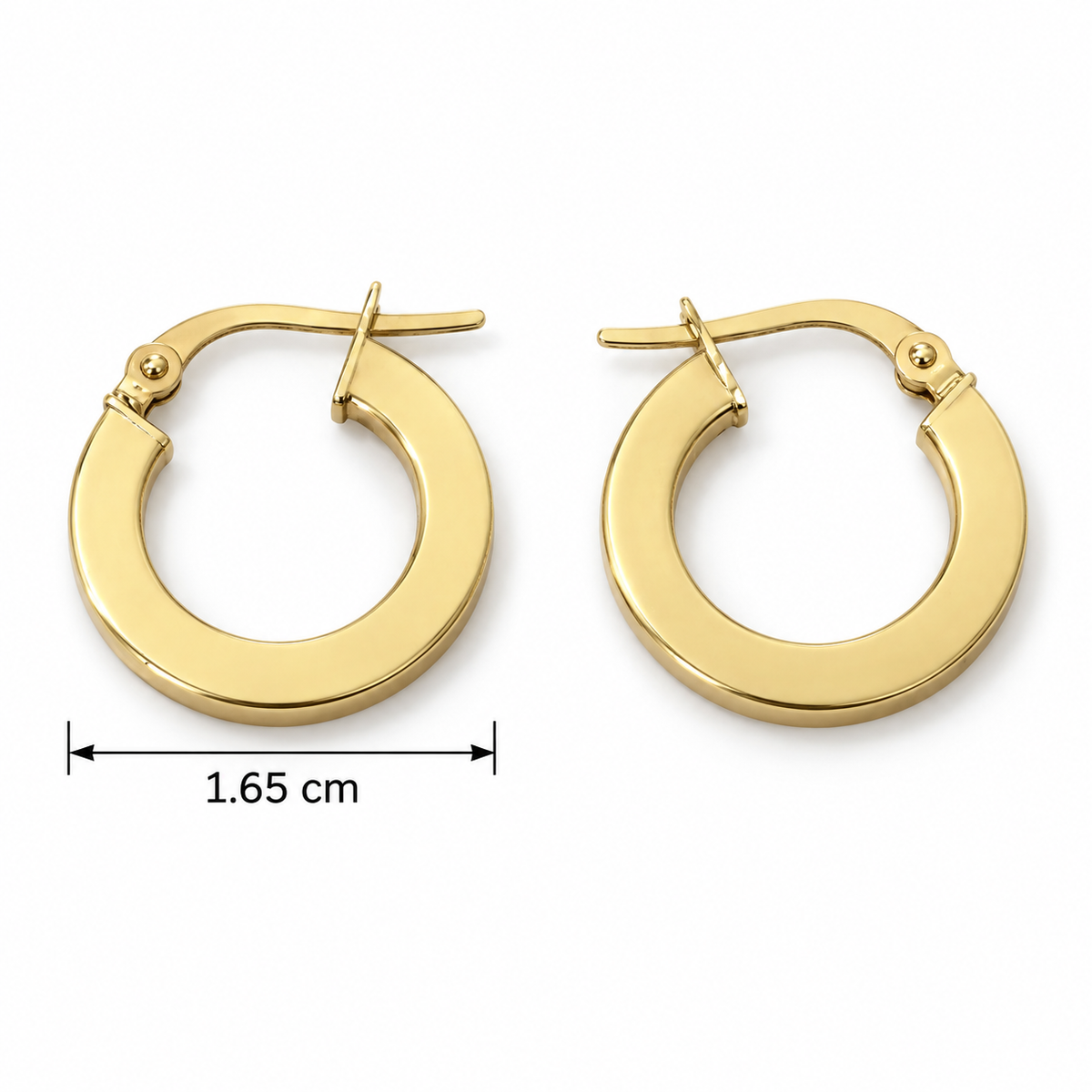 ARRACADA LISA ORO 10k