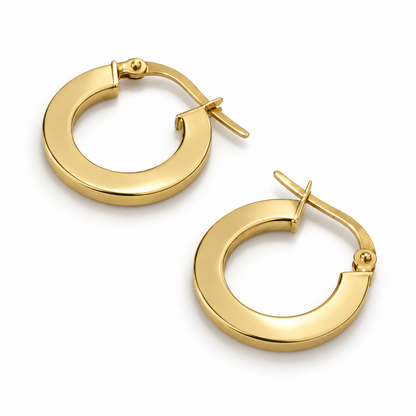 ARRACADA LISA ORO 10k