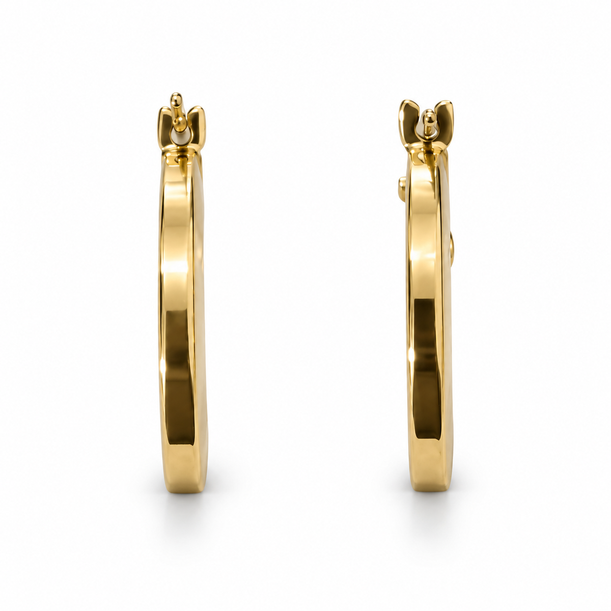 ARRACADA LISA ORO 10k