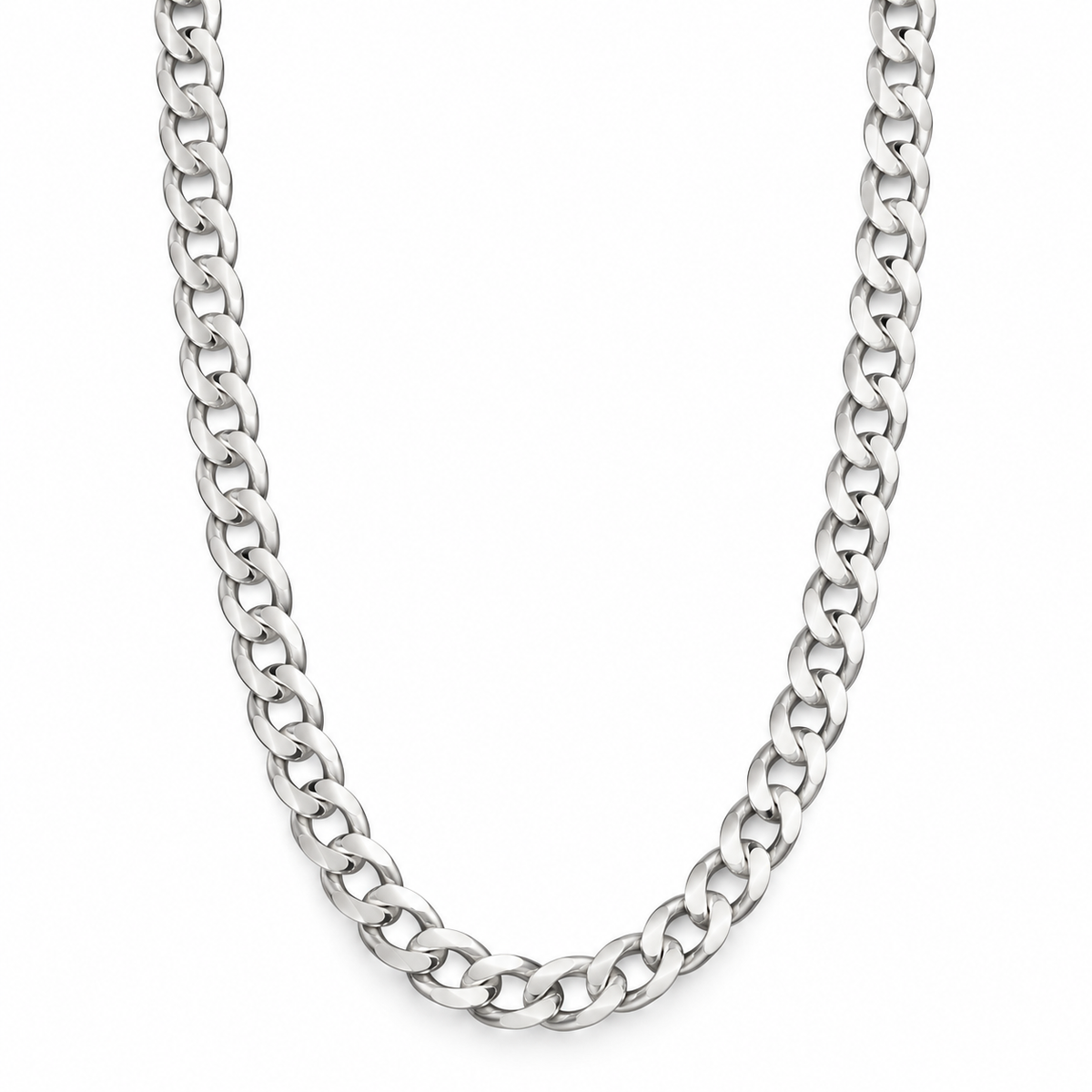 CADENA CUBANA PLATA .925
