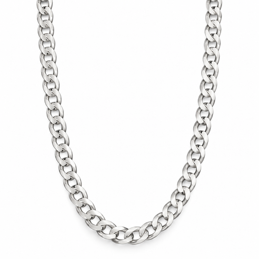 CADENA CUBANA PLATA .925