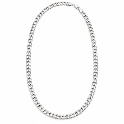 CADENA CUBANA PLATA .925