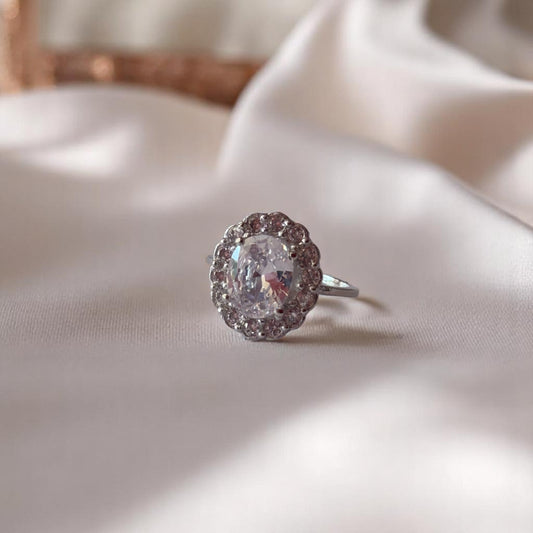 ANILLO ZIRCONIA PLATA