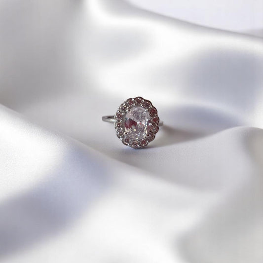 ANILLO ZIRCONIA PLATA
