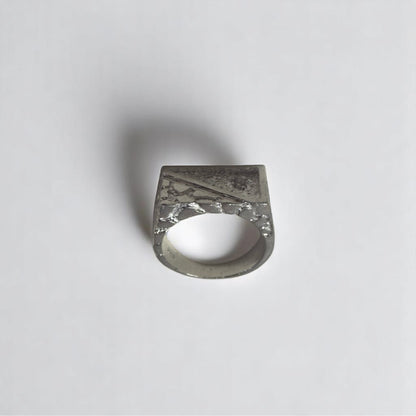 ANILLO MITAD MESA RUGOSA Y TEXTURIZADO C/P