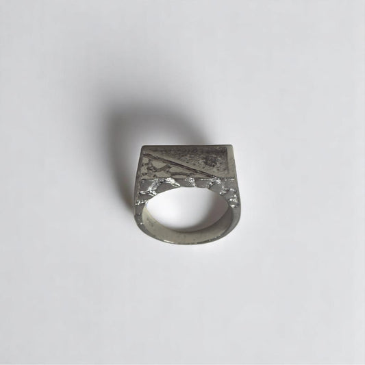 ANILLO MITAD MESA RUGOSA Y TEXTURIZADO C/P