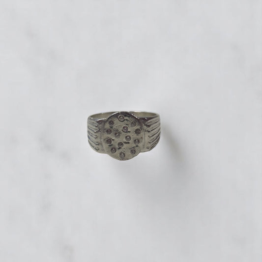 ANILLO MESA OVAL LISA C/P HUNDIDA