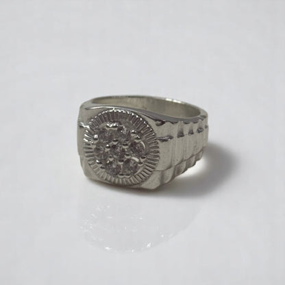 ANILLO TIPO ROLEX C/P FLOR REDONDA