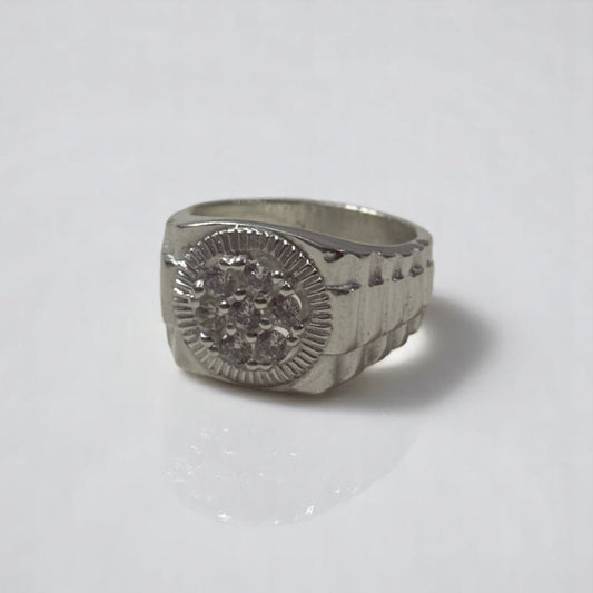 ANILLO TIPO ROLEX C/P FLOR REDONDA