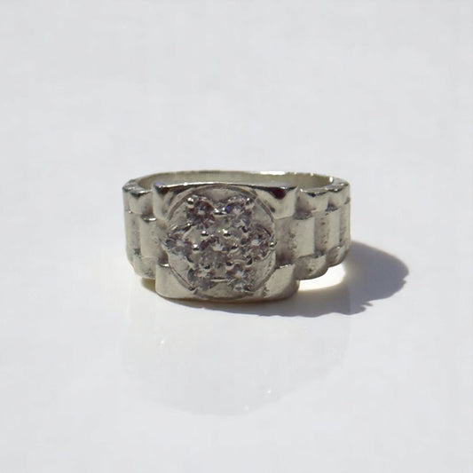 ANILLO TIPO ROLEX C/P FLOR FILOSA